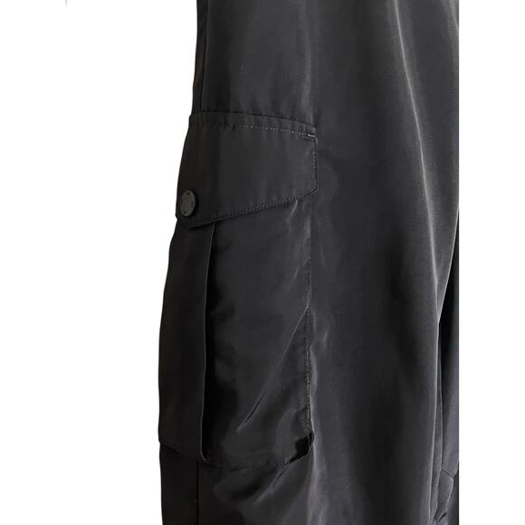 ALO High Waist Break Line Jogger Pant Black XS Track Swishy Athletic Sporty - Picture 6 of 13